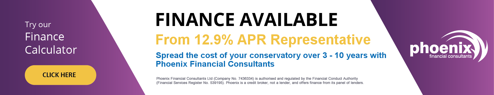 Phoenix Finance Available for Conservatories